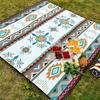 Outdoor Camping / Portable Beach Mat, PU Coated Oxford Cloth, Bound Edge, Stamp End, Picnic Blanket