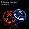7 Color LED Car Cup Holder Light Luminous Coaster Water Cup Pad For Citroen C3 C4 X7 Xsara Picasso Crosser C-ELYSEE JUMPY NEMO