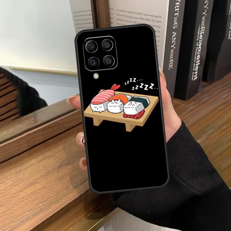 Kawaii Sushi Crowd Case For Samsung Galaxy M13 M53 M51 M31 M11 M14 M34 M54 M12 M32 M52 M16 M36 M56 M15 M35 M55
