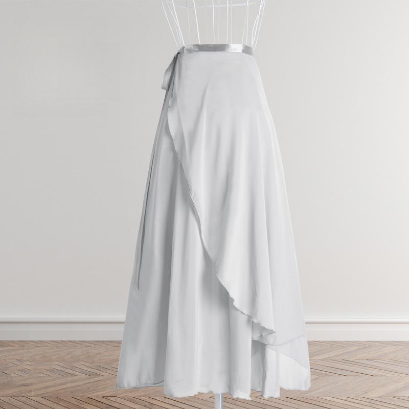 Female Ballet Long Skirt, Summer Adult Training Outfit, Long Chiffon Ballet Skirt, One-piece Skirt