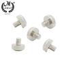 M MBAT 5Pcs Trumpet Repair Replacement Parts Metal Silver Trumpet Slide Finger Ring Screws Brass Musical Instrument Accessories