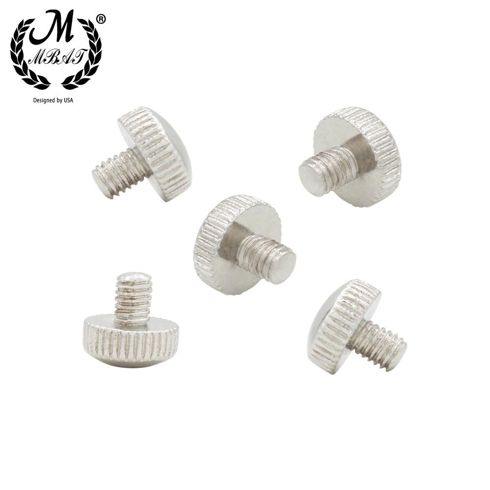 M MBAT 5Pcs Trumpet Repair Replacement Parts Metal Silver Trumpet Slide Finger Ring Screws Brass Musical Instrument Accessories