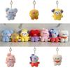 Cute Korean Ins Trend Popular Mini Plush Doll Pendant Cartoon Bag Decoration Gift Pearl Velvet Fill Material Not Multifunctional