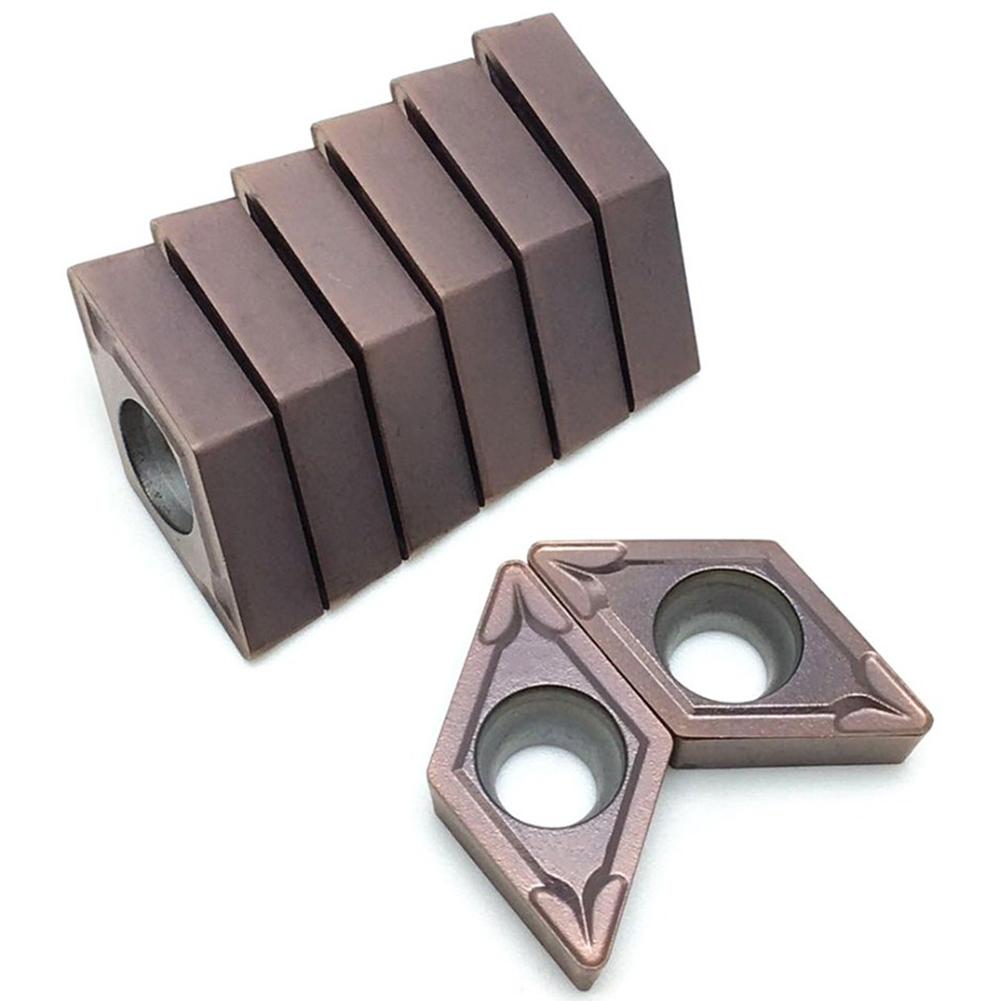 Precise Cutting with 10pcs DCMT11T304 Carbide Inserts for Lathe Milling