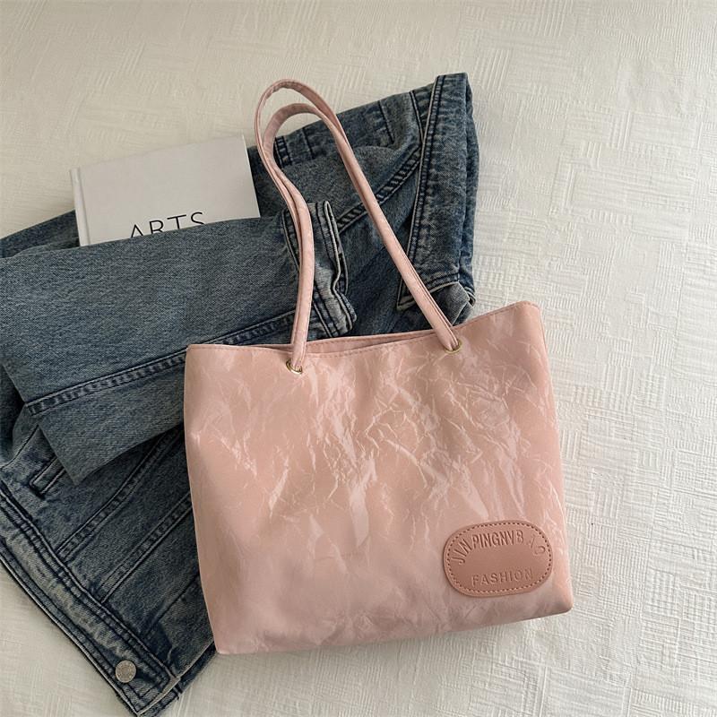 Elegant Large Capacity Women's Tote Bag 2024 Summer New Trendy Street Style