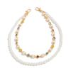 Ingemark Hip Hop Imitation Pearl Colorful Rhinestone Jeans Pants Chain Men Trend Creative Metal Pendant Bag Chain Couple Jewelry