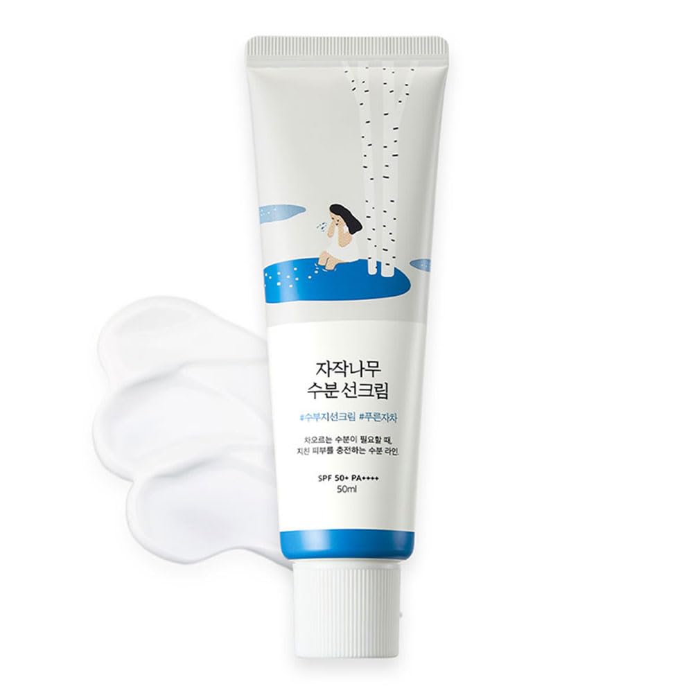 

ROUND LAB Birch Moisture Sunscreen Sensitive Dry Daily Moisture UV Moist SPF50+PA++++50 мл [Увлажняющий солнцезащитный крем, Увлажнение, Кожа, Уход за кожей,