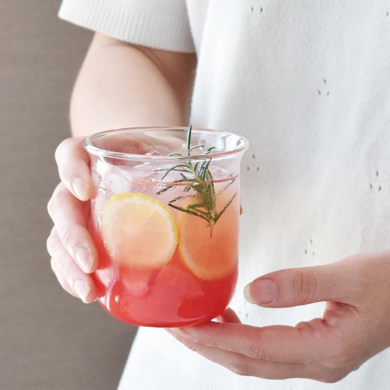 Ins Style Glass Cup 310ML 10.5OZ Heat-resistant Thickened Drinkware Transparent Tea Juice Milk Coffee Mug Home Water Glasses Mug