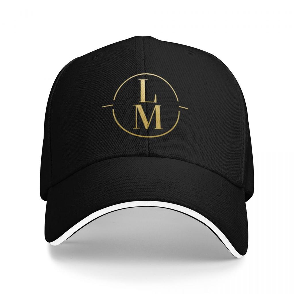 Golden LM Letters Luis Miguel Sport Baseball Caps Women High-end Female Beach Sun Hat Peaked Cap