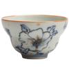 Hand-painted Underglaze Teacups Chinese Kung Fu Tea Set Retro Vintage Master Cups Houesehold Teaware Tasting Mugs Tea Ceremony