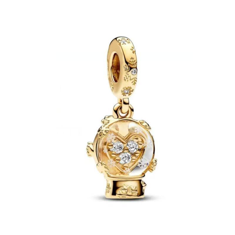 Fine Copper And Rose Gold Plated Sun Crown Pendat Fit Original Bracelet Trinket Necklace Jewelry Sunflower Charms