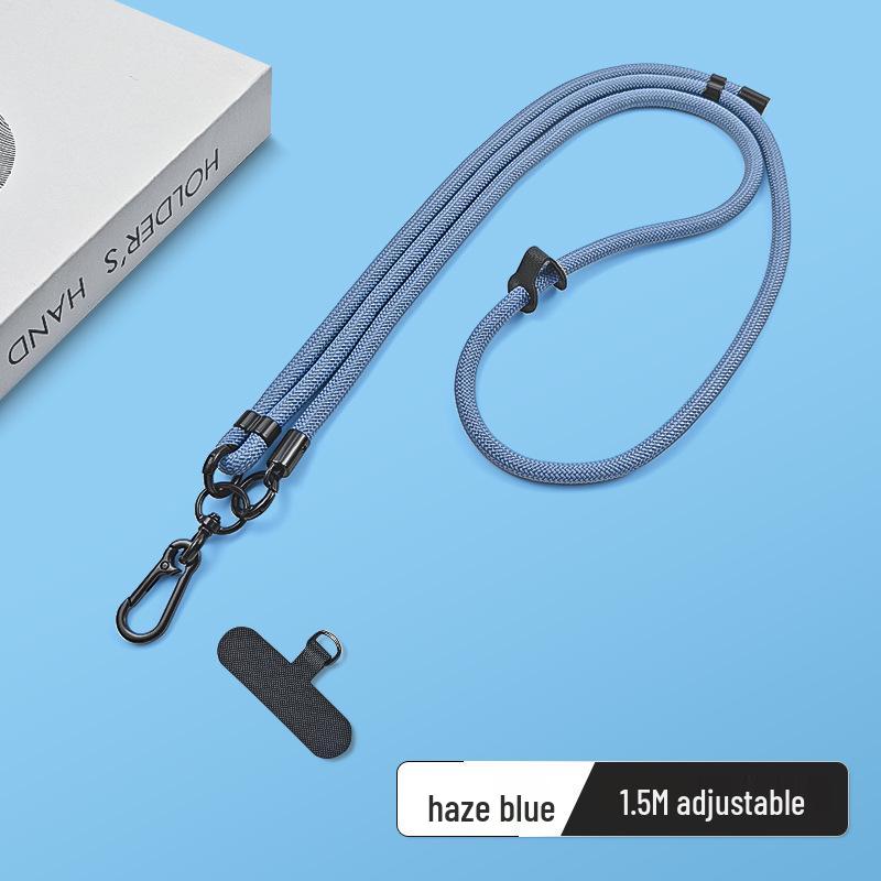Ultra-Thin Transparent TPU Phone Case with Lanyard Clip and Anti-Lost Patch