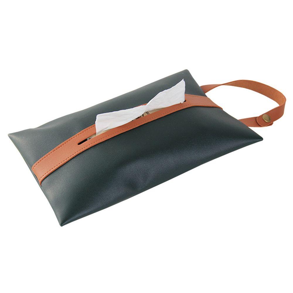 Pu For Car Seat Back Toilet Tissue Storage Bag Paper Holder Car Tissue Box Hanging Tissue Cover Bag