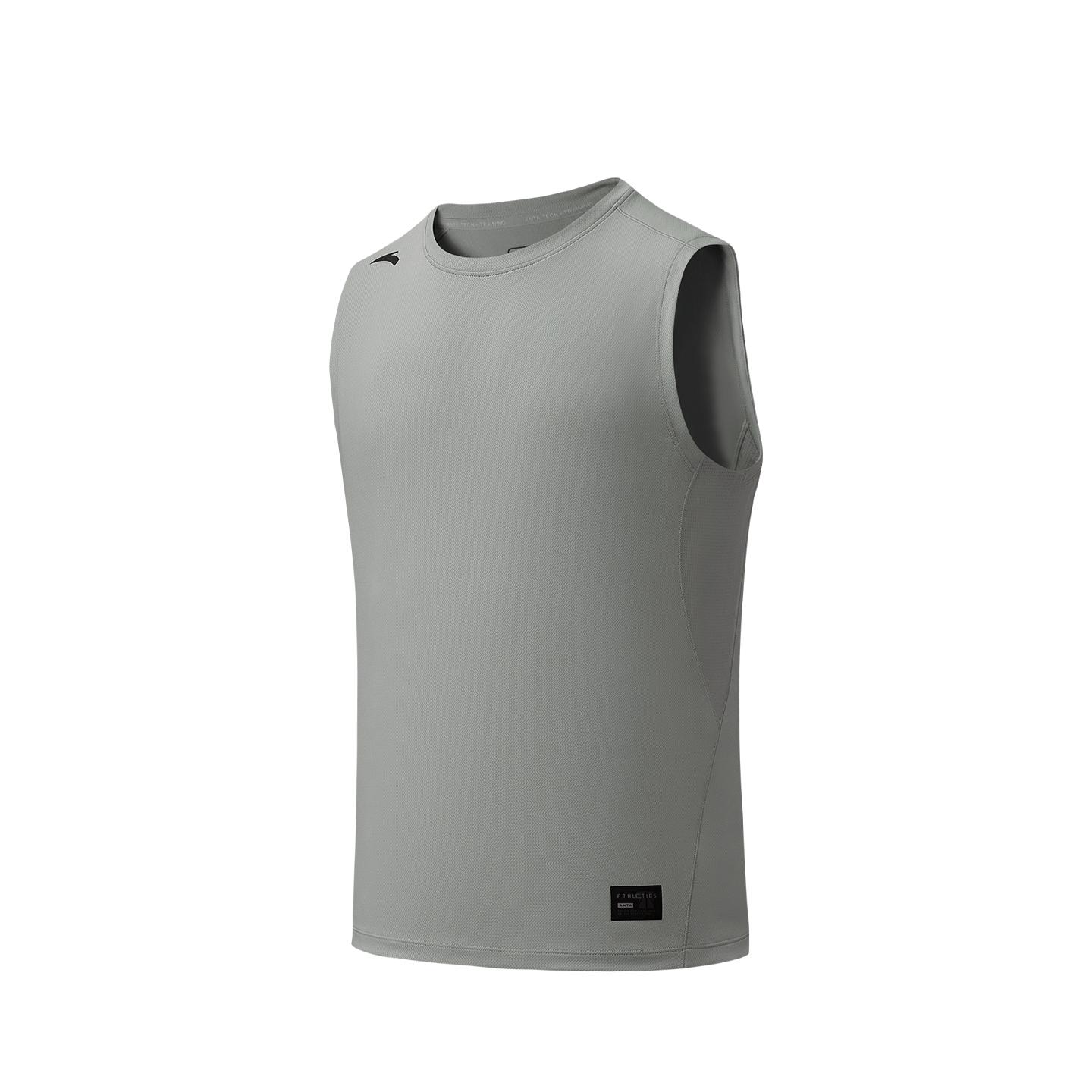 Anta Variety Training Collection Knitted Vest Men s Granite Gray 952627111-2 3XL