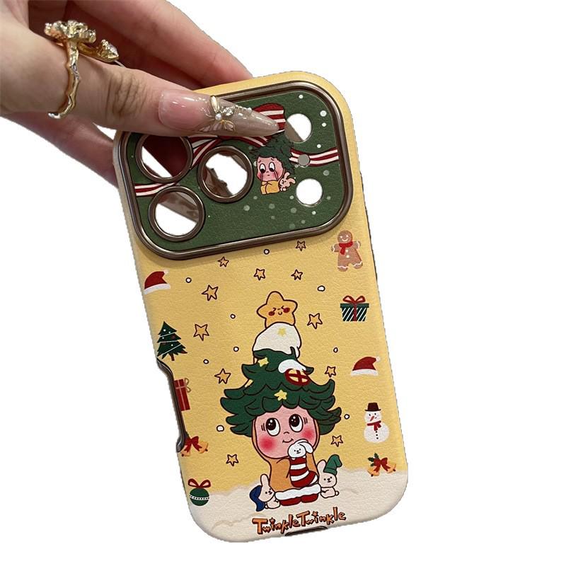 Christmas Cartoon Star iPhone 17 Pro/16 Pro/15 Pro Case with Large Window