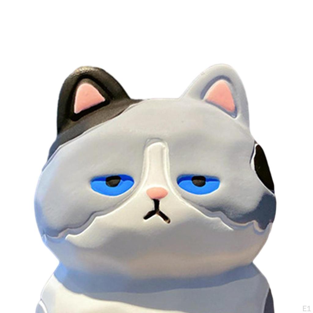 Adorable Cat Sculpture for Home Decor - Charming Feline Figurine Office or Bedroom