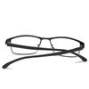 Vollrand Blaulichtfilter Quadratische Korrektionsbrille Damen Herren Metall Minusgläser Okulary Korekcyjne  0 -0.5 -1.0 Bis -6.0