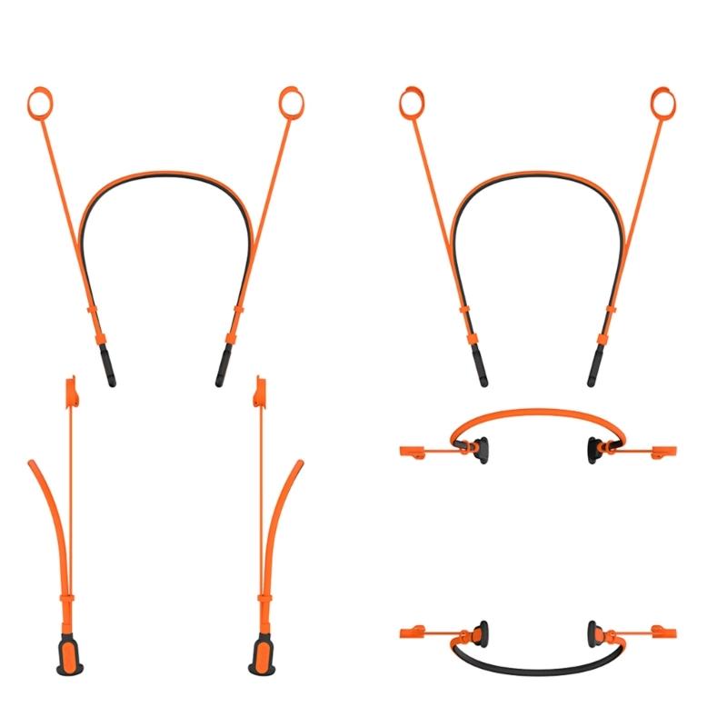Premium Silicone Earbuds Safety Leash Cord Flexible Build Secure Fit For Sports And Commuting Lightweight Portable Desig