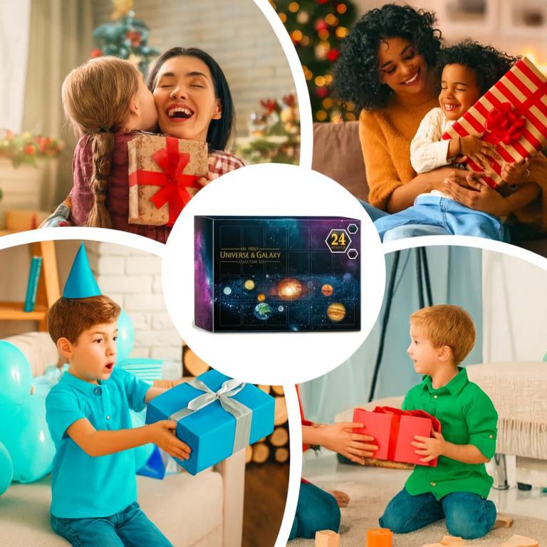 Advent Calendar Planets Space Universe Solar System Pendants 24