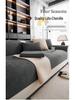 2025 New Waterproof Chenille Sofa Cushion - Modern Gray Series Seat Cover
