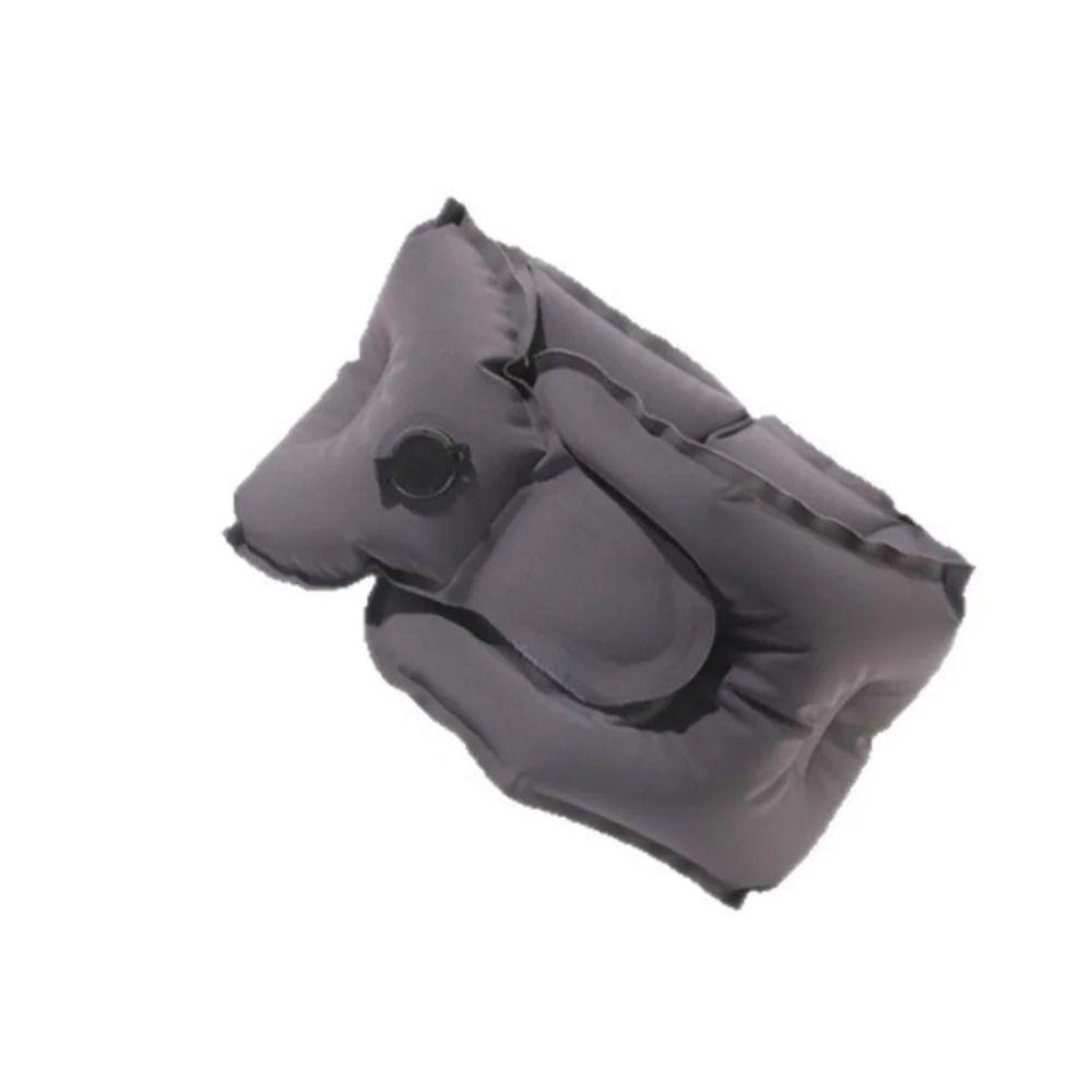 Manual Inflation Inflatable Neck Pillow Ultralight Breathable Travel U-shaped Pillow with Air Pump Comfortable