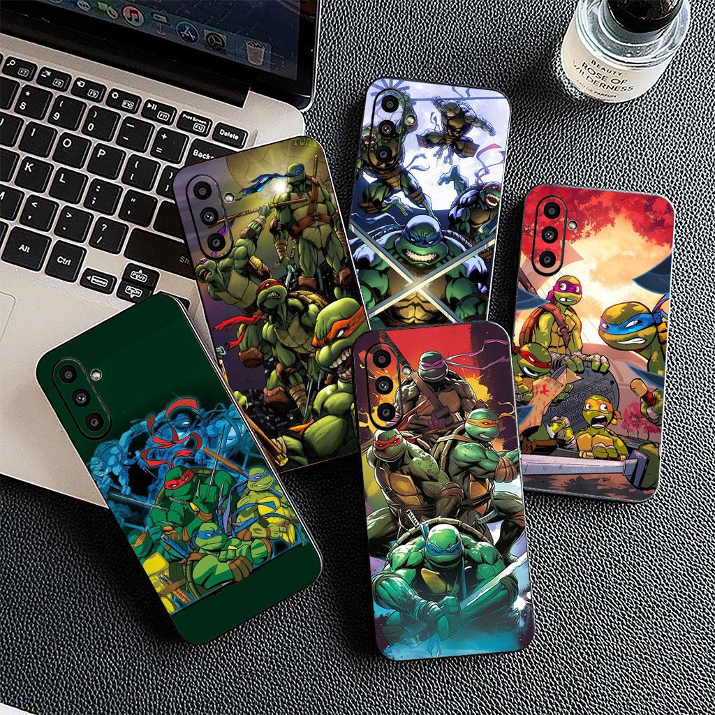 Phone Cover for Samsung Galaxy S22 S21 S20 FE Ultra Plus A07 A17 A15 A16 A25 A57 A37 Case Anime N-Ninja-Comics T-Turtles-Lovely