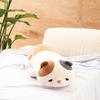 LIV HEART Premium Sleepy Animals Calico Cat Yuzu Body Large Fluffy and Squishy Plush Gift Item Pillow, (Approx. 69cm), Toy, 58201-10