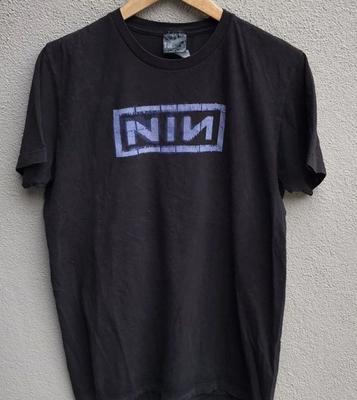 NINE INCH NAILS Logo della Band Maglietta Unisex a Maniche Corte Nera S-4XL