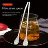 2in1 Stainless Steel Drinking Straw Spoon Yerba Mate Tea Filter Reusable Easy Cleaning Bombilla Gourd Bar Accessories with Brush