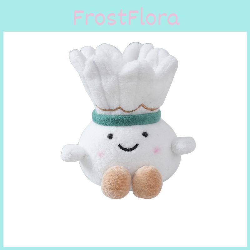 Soft And Cuddly Badminton Plush Toy Doll White Keychain For Fun Playful Moments