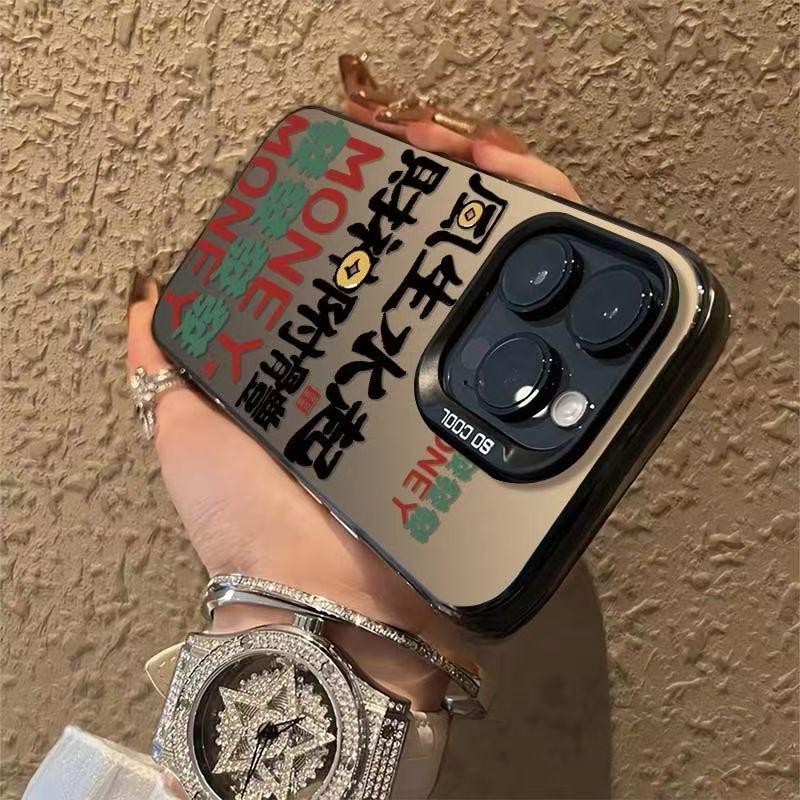 Applicable to Apple 16Pro mobile phone case iPhone14/15plus text 11/12 personalized xs/xr anti-drop 13 tide