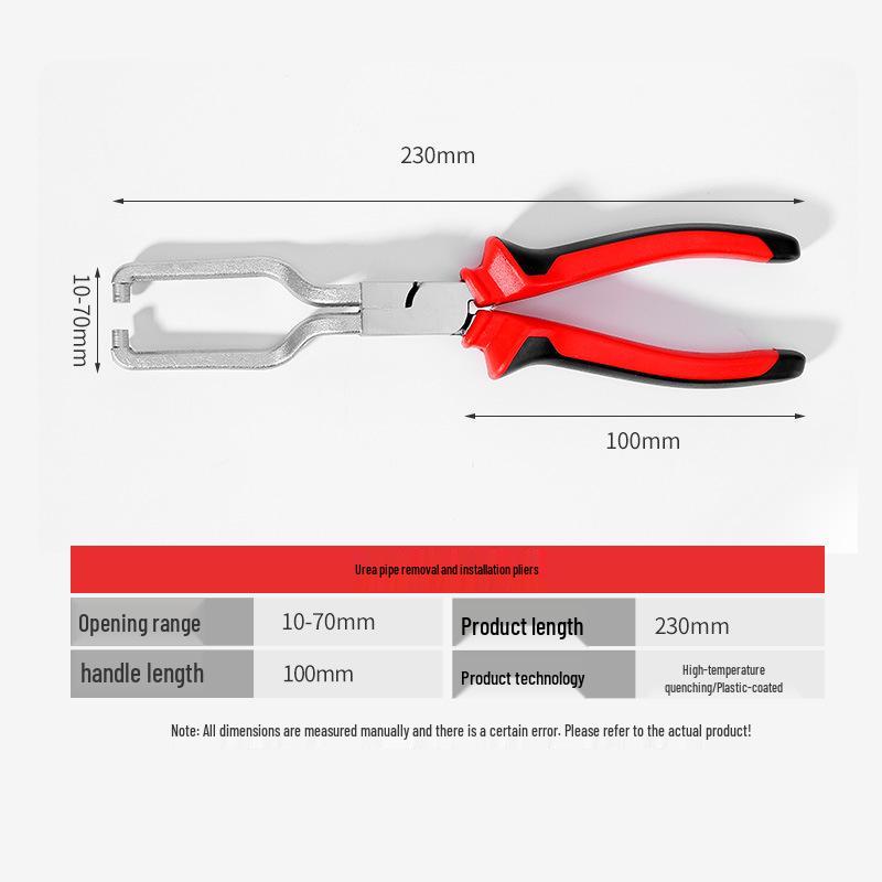 Car Urea, Gasoline, and Fuel Pipe Removal Pliers Set