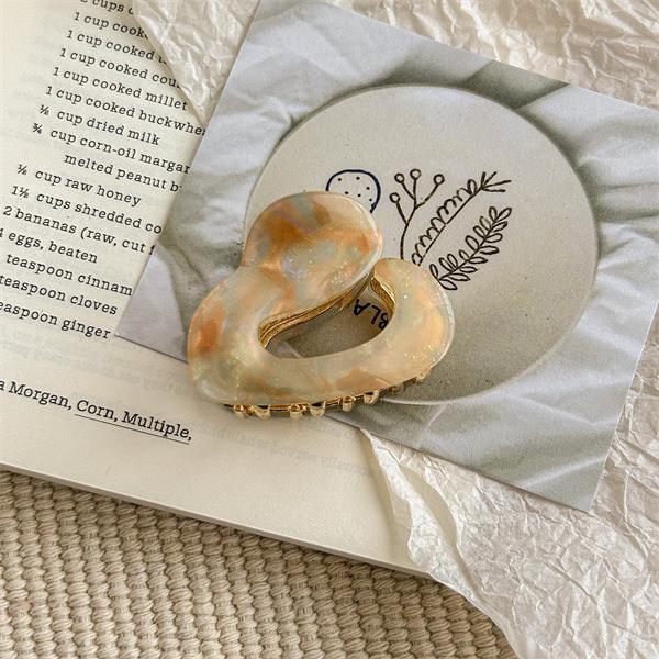 

Корейская версия заколки для волос ретро краб-клипса элегантная клипса-акула заколка для волос зажим-краб головной убор для девочек женщин аксессуары для волос 5cm