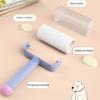 Tearable Roll Paper Hair Removal Roller Portable Design Cleaning Brush  Clothes Cleaning