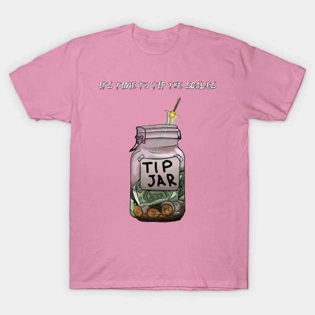 T Shirt Women Tip The Scales Harajuku Print Kawaii Tshirt Summer Short Sleeve Female T-Shirt Top Tee