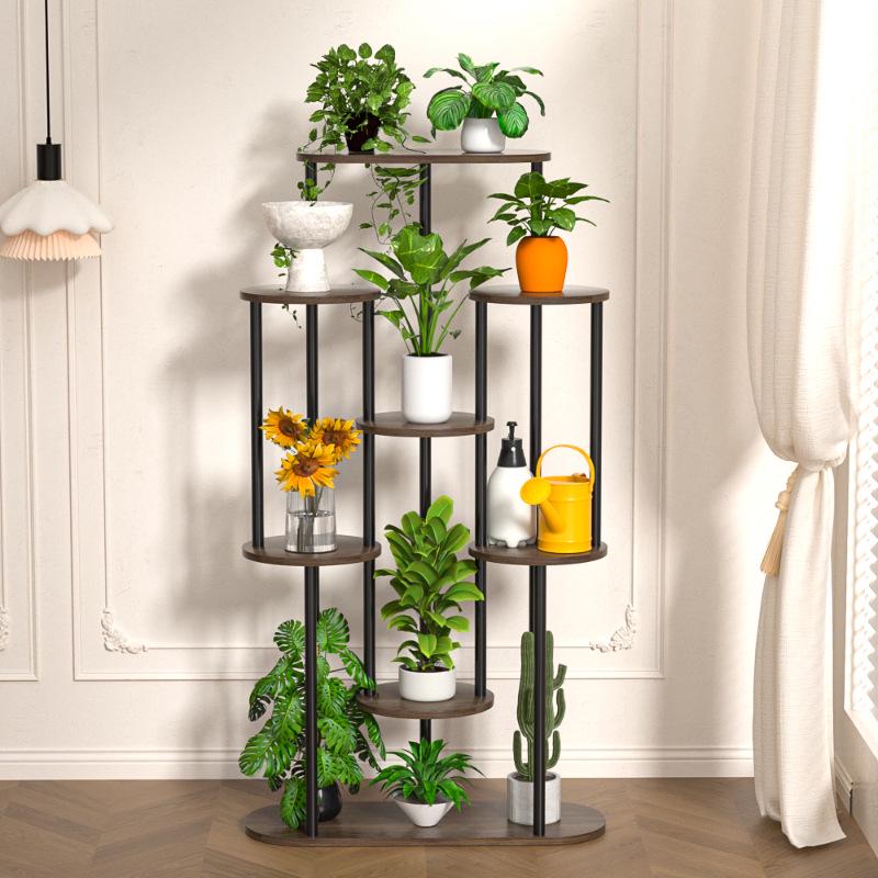 Indoor Multi-Layer Plant Stand: Succulent Shelf & Pothos Holder for Living Room or Balcony Decoration