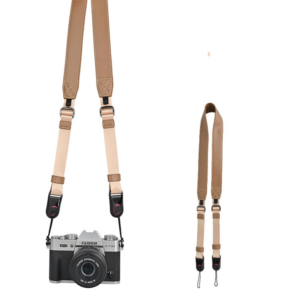 Δερμάτινο PU Λουράκι Ώμου Κάμερας για Nikon Canon Panasonic Leica Sony Fujifilm Leica Αξεσουάρ Mirrorless