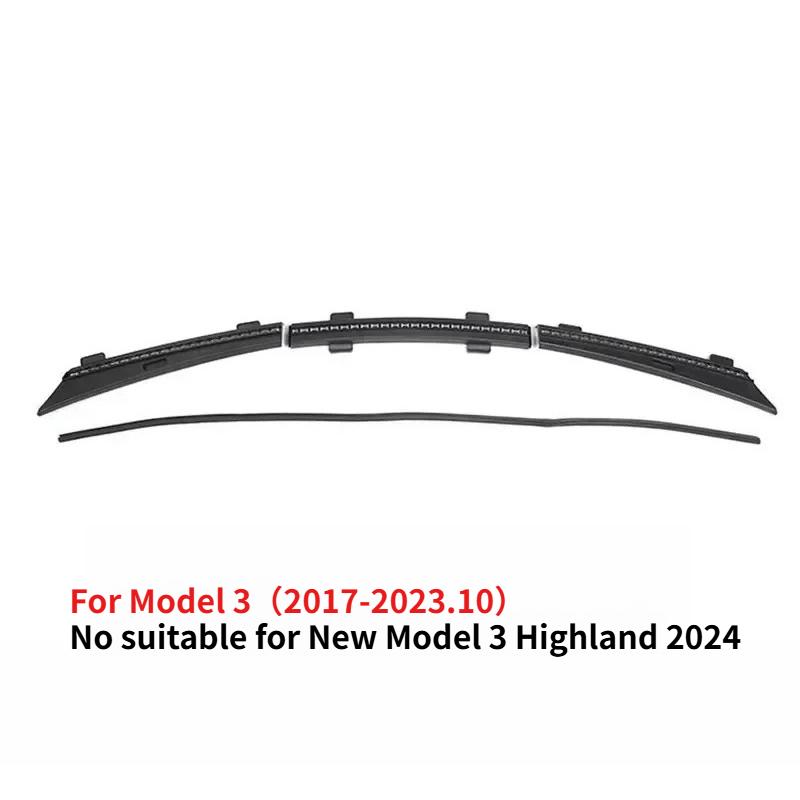 Front Trunk Hood Water Strip For Tesla Model Y 3 Water Seal Retaining Strips Weather Rubber Air Vent Intake Protect Accessories
