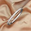 Htpwe Stainless Steel Inlaid Square Zirconium Bracelet Women 18k Gold Plated Couple Holiday Gift Bracelet Party Daily Zircon