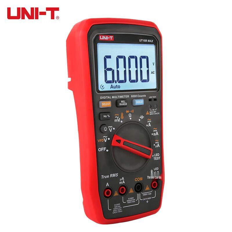UNI-T UT18B MAX True RMS Digital Multimeter (CN version)