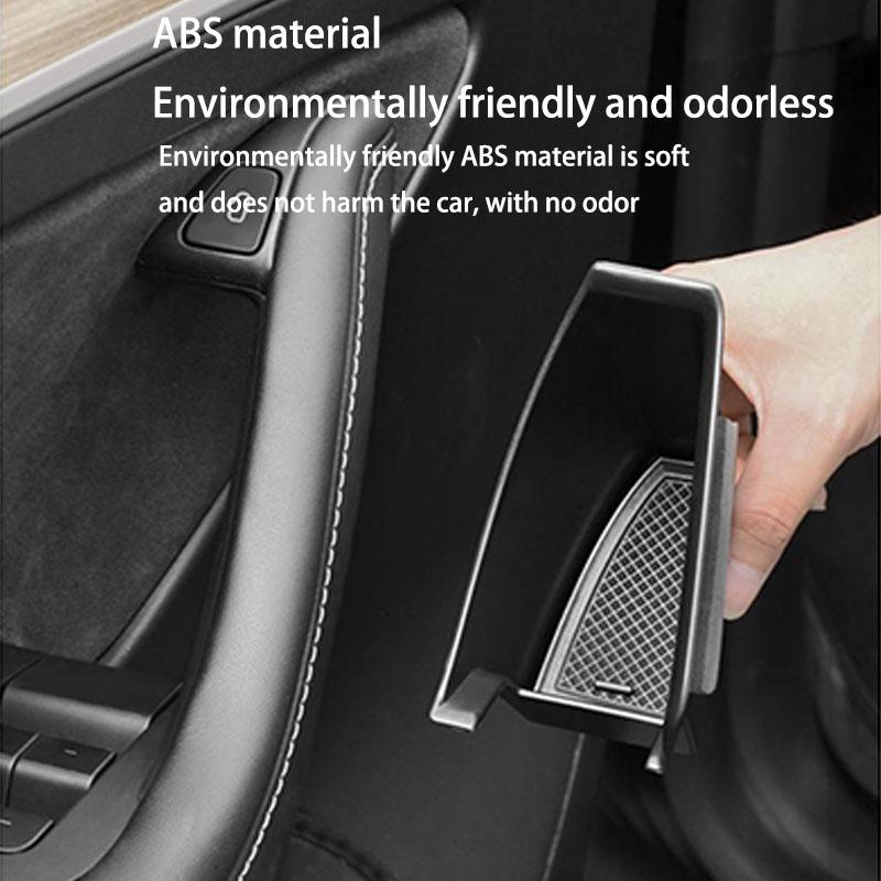 for Tesla Model 3/Y door handle storage box, front and rear door storage and organization box, storing small items