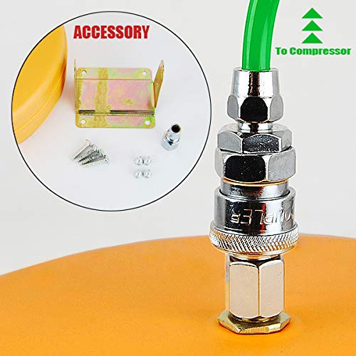 Ceiling/wall-mountable ceiling-mounted air hose reel, 8m/automatic retraction