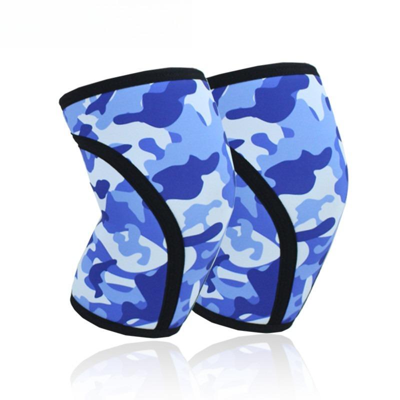 Thickened Camouflage Neoprene Sports Knee Pads, Fitness Squat Outdoor Wholesale 7mm