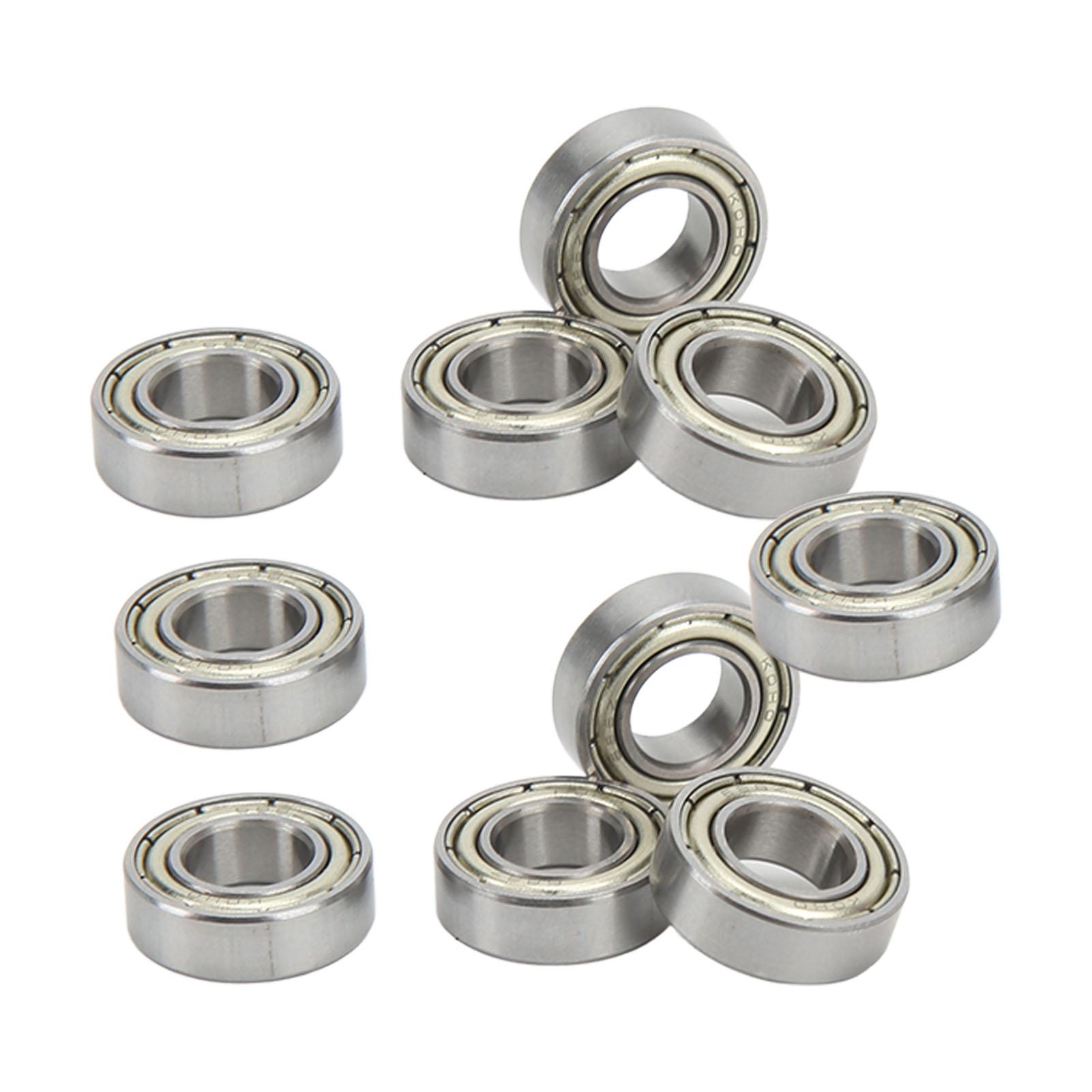 

10Pcs RC Metal Ball Bearings High Speed Bearing for 1/10 1/8 Remote Control Car Upgrade Part Accessories