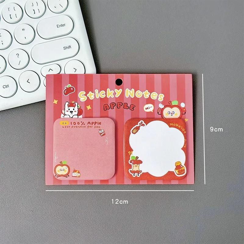 60 Sheets Cute Sticky Note Decorate Post Memo Pad Cartoon Stickers School Office Student Stationery Message Notes Sticker