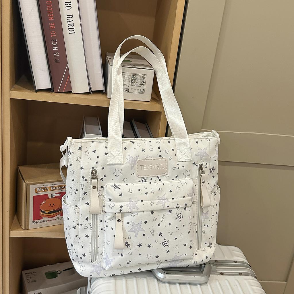 Schoolbag Japanese school bag ins niche high value fresh and sweet star backpack junior high school girls make-up bag