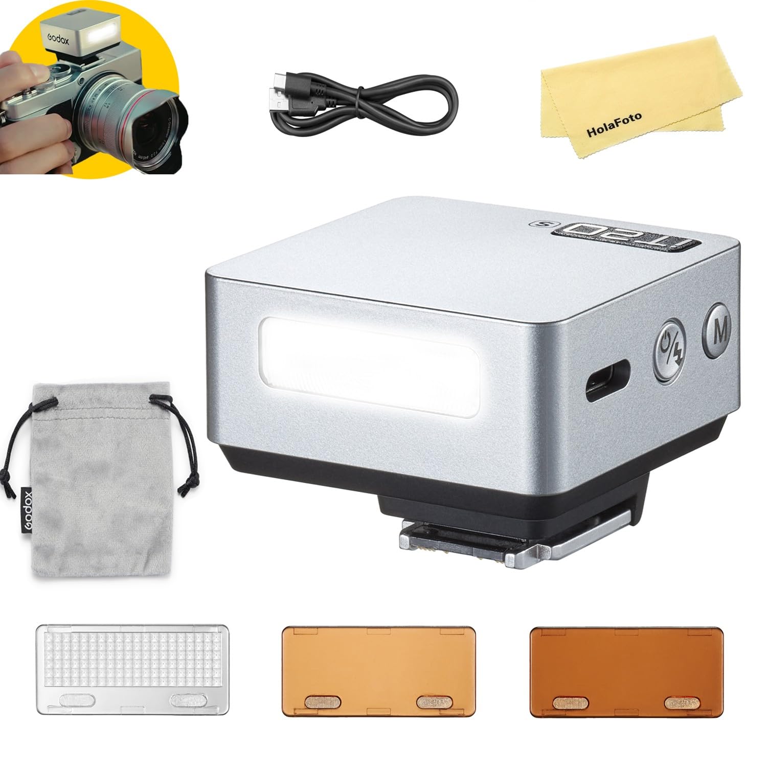 

Godox iT20 N TTL Camera Flash with Lithium Nikon Camera Flash Digital Camera with Standard Hot Second Recycle 700 Full Power Flashes iT20-N