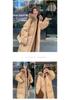 Women's Knee-Length Down Jacket with Large Fur Collar - Loose, Thick, Winter Coat 2026