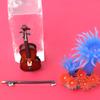 10cm Mini Wooden Cello Model Musical Instrument Model Musical Gifts Home Decor Ornaments