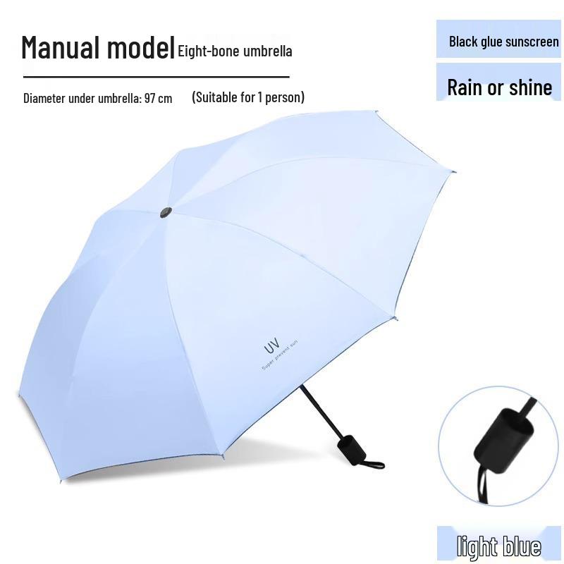 Rain or Shine: Color-Changing Three-Fold UV-Protective Umbrella